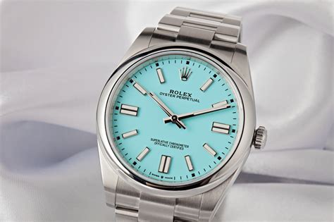 rolex z blue dial|Rolex with tiffany blue dial.